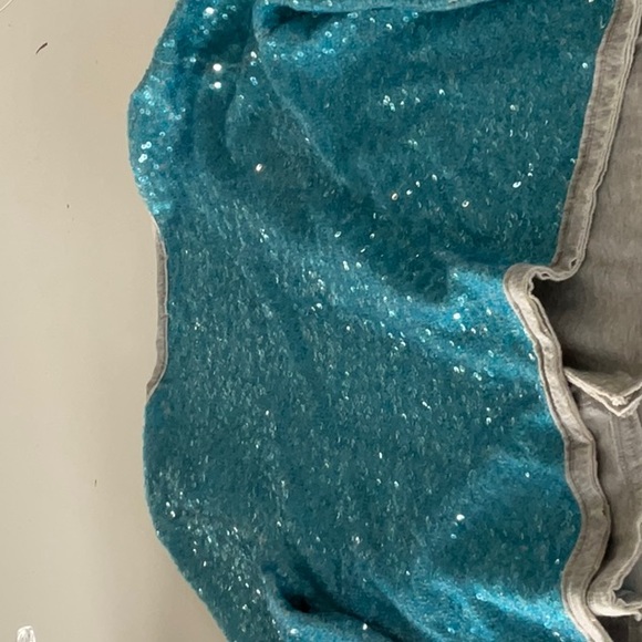 calypso turquoise sequined cardigan OS - Picture 2 of 3